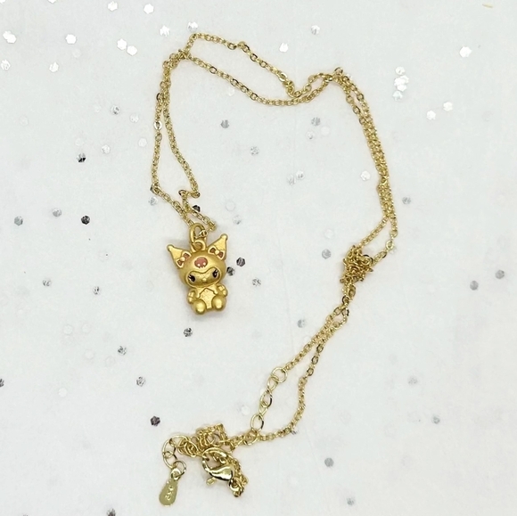 Sanrio Kuromi 24K Gold Necklace Premium Collectible - Picture 7 of 8
